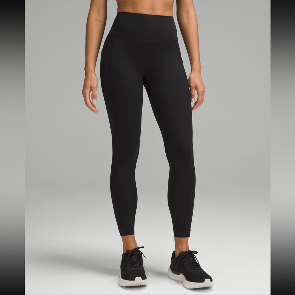 Lululemon Fast and Free High Rise Tight 25” 3 Pockets Glow